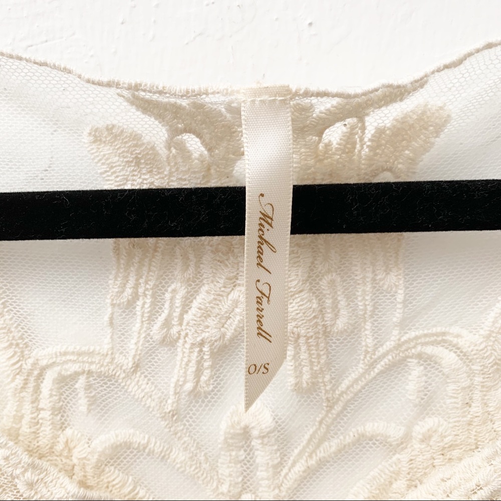 Michael Farrell Lace Tunic Tank - Picture 3 of 6